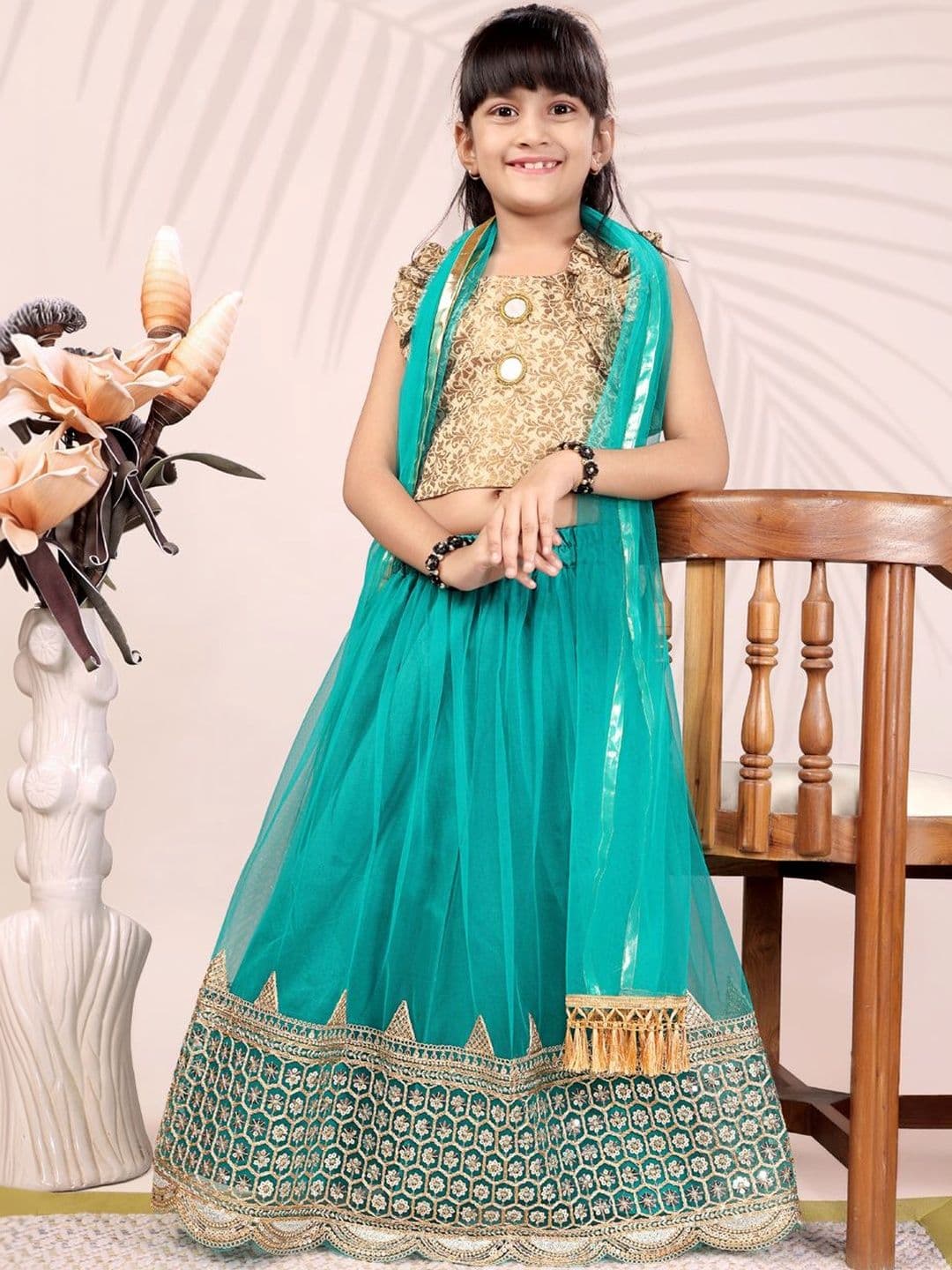 BAESD Girls Ready to Wear Lehenga & Blouse With Dupatta - view 1