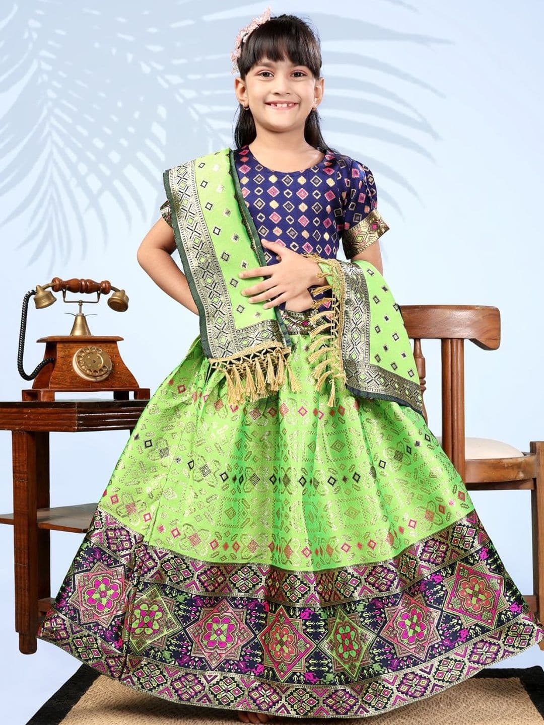 BAESD Girls Ready to Wear Lehenga & Blouse With Dupatta - view 1