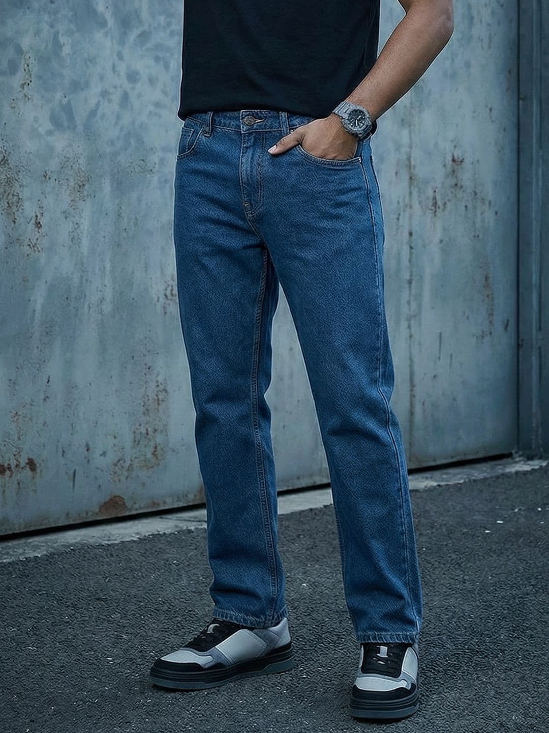 The Roadster Lifestyle Co. Men Straight Fit Jeans - view 1