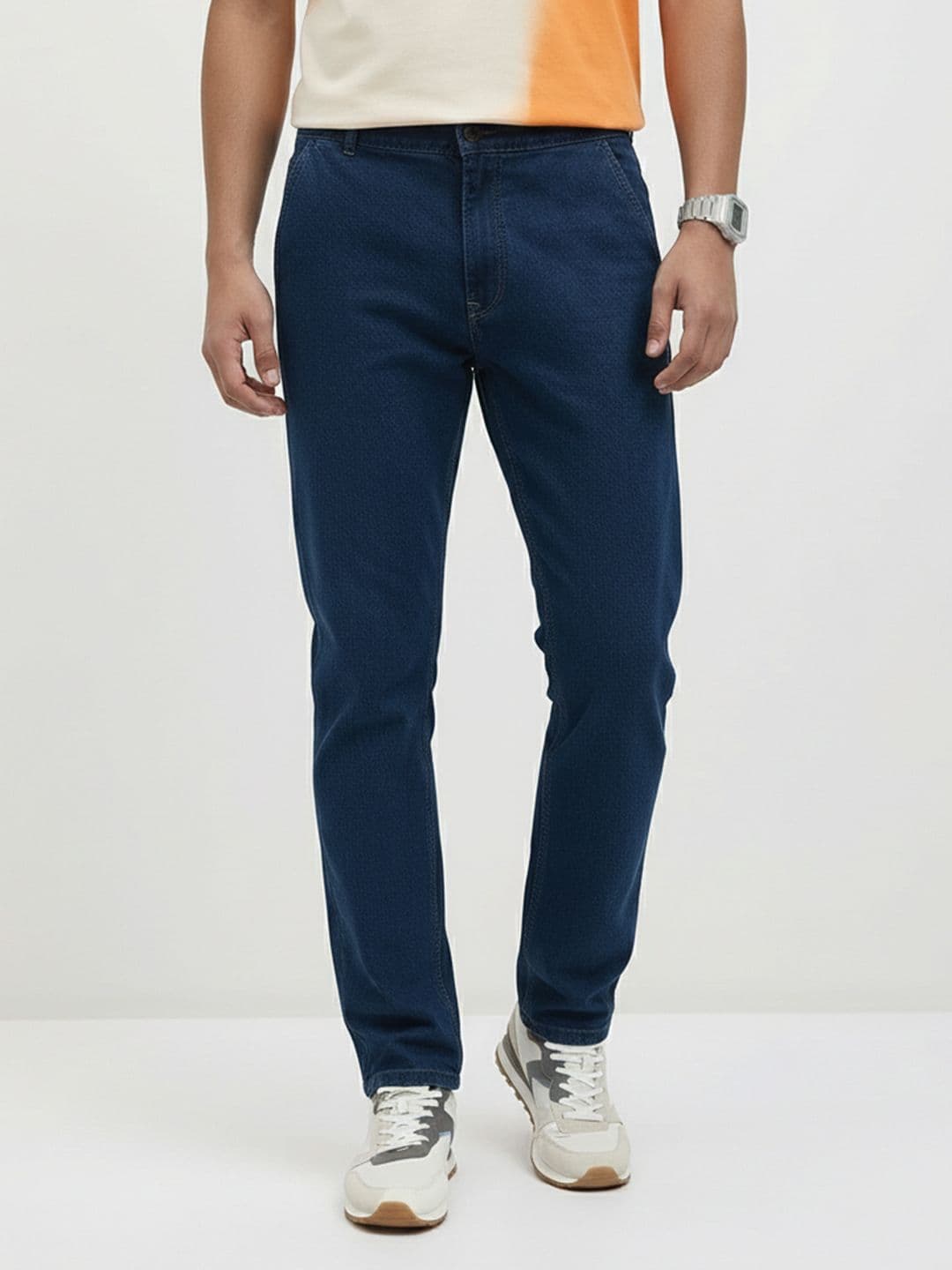 The Roadster Life Co. Men Relaxed Fit Stretchable Jeans - view 1