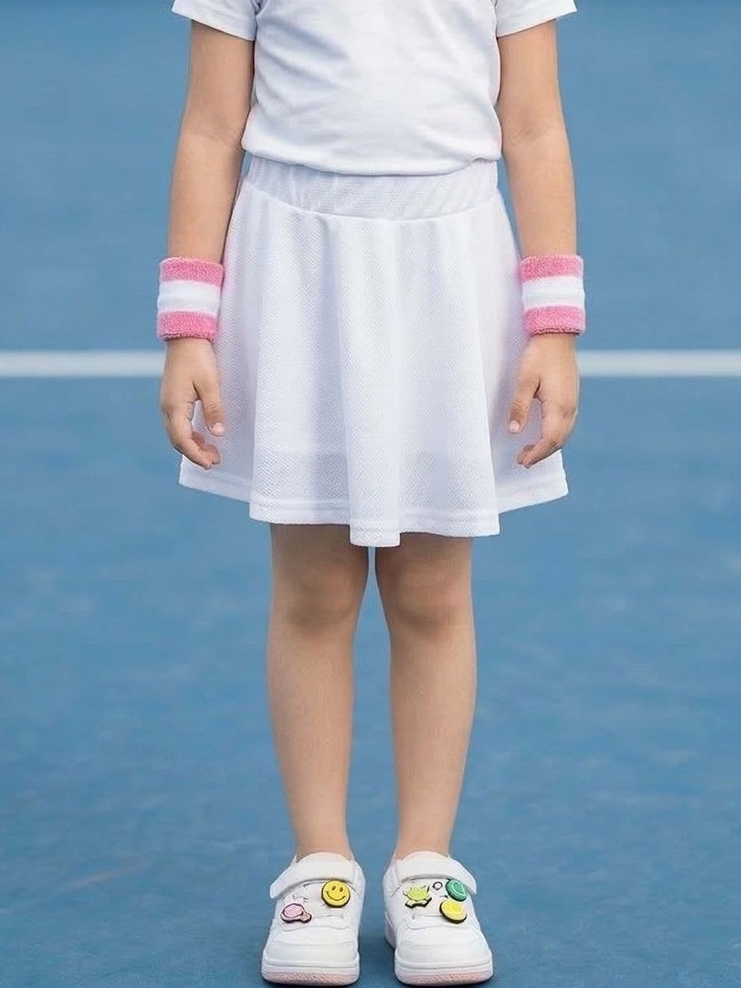 KiddoPanti Girls Georgette Above Knee Skorts Skirt - view 1
