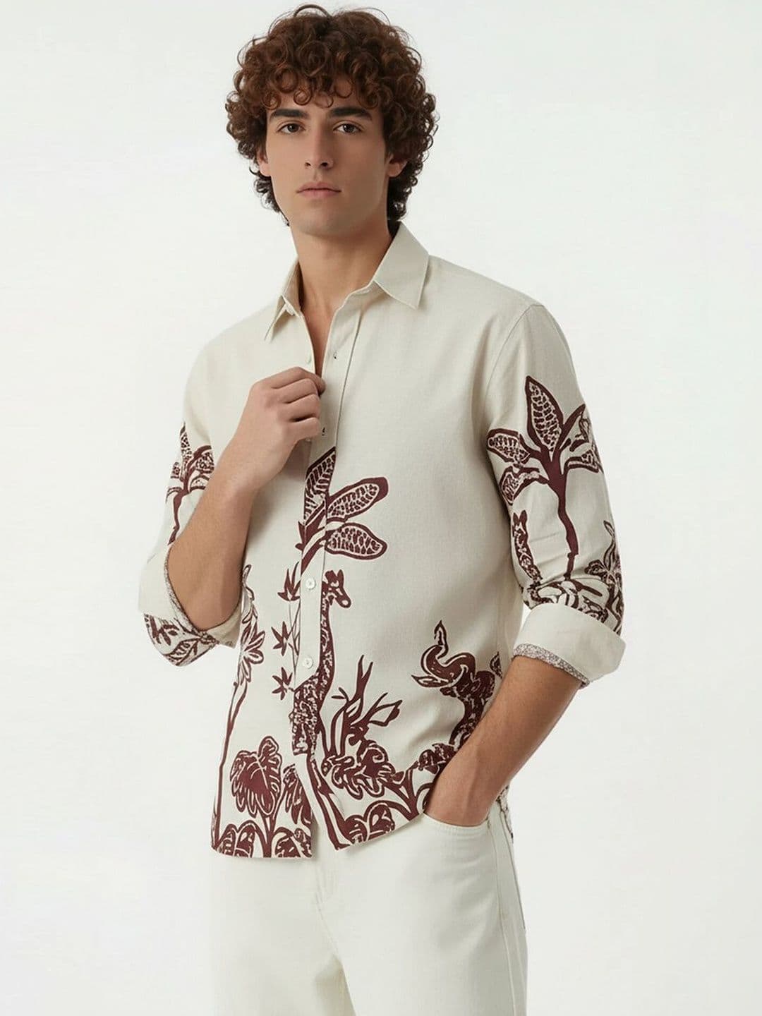 SZN Men Standard Sheer Casual Shirt - view 1