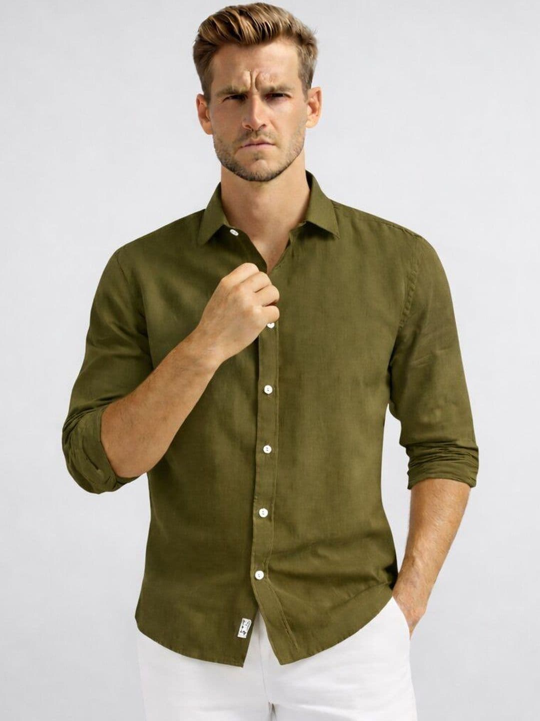 Roadster Clinch Fashion Men Cotton Blend Full Sleeve Shirts - view 1