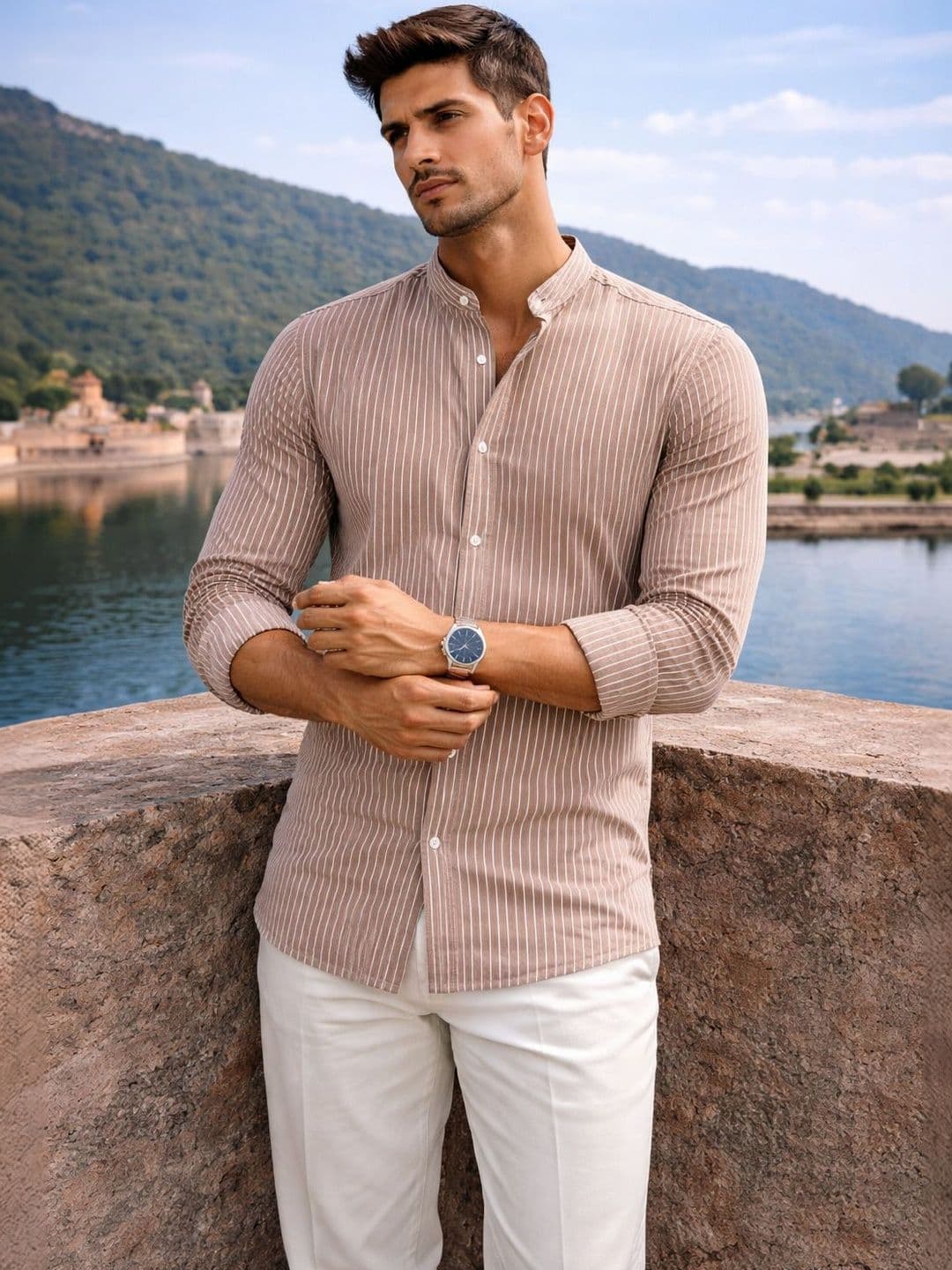 HERE&NOW Men Comfort Striped Casual Shirt - view 1