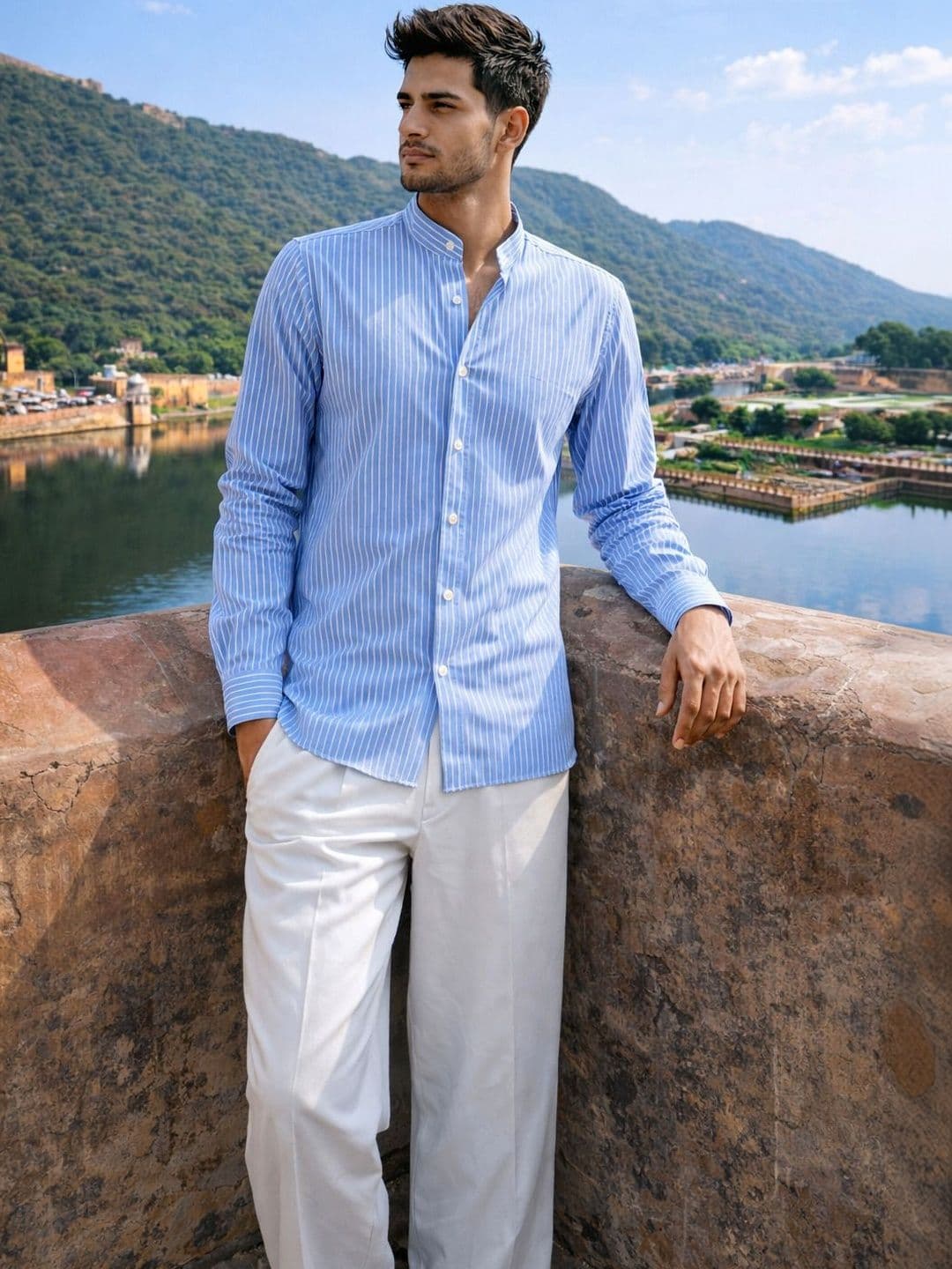 HERE&NOW Men Comfort Striped Casual Shirt - view 1