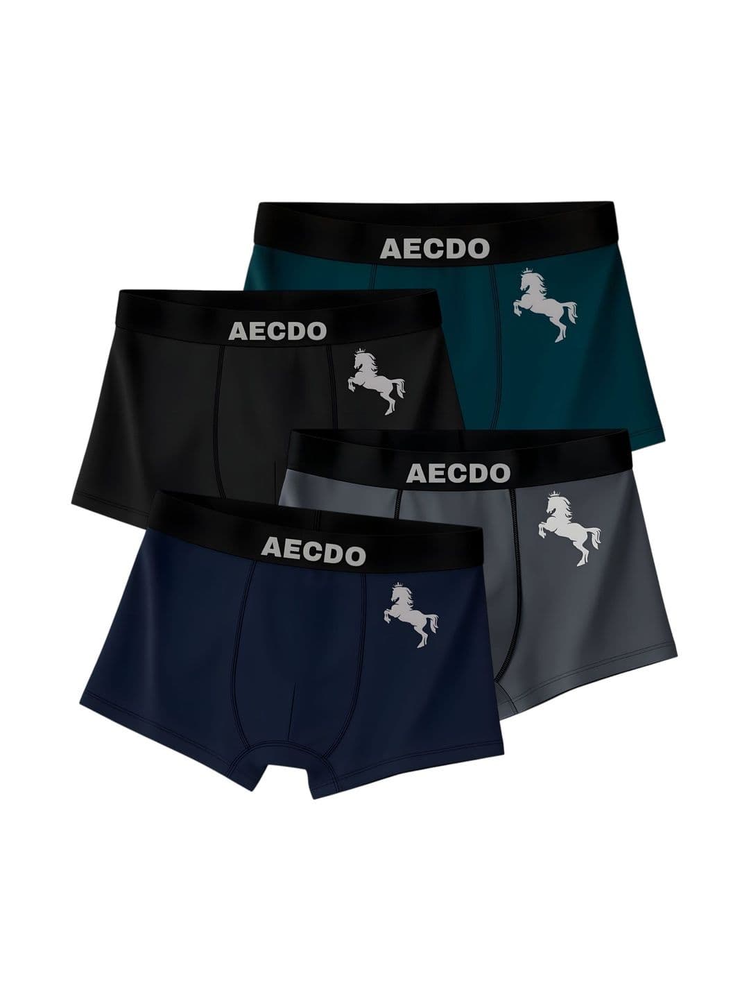 AECDO Pack of 4 Solid Trunks - view 1