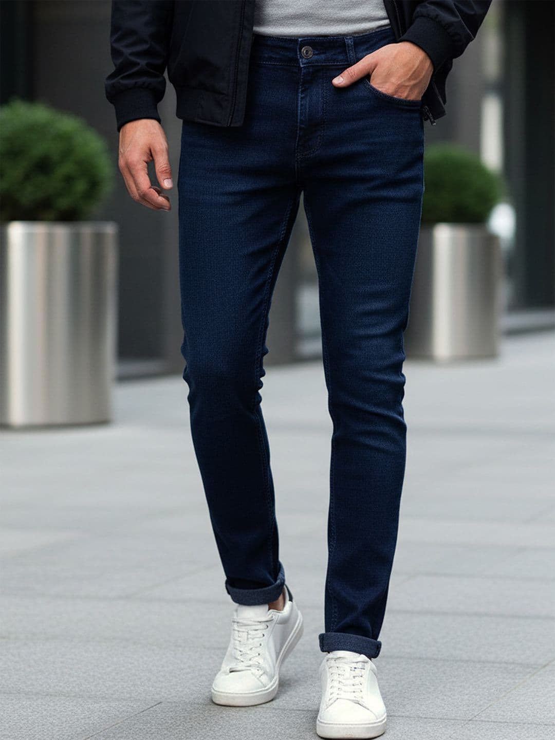 Urbano Fashion Men Clean Look Stretchable Jeans - view 1