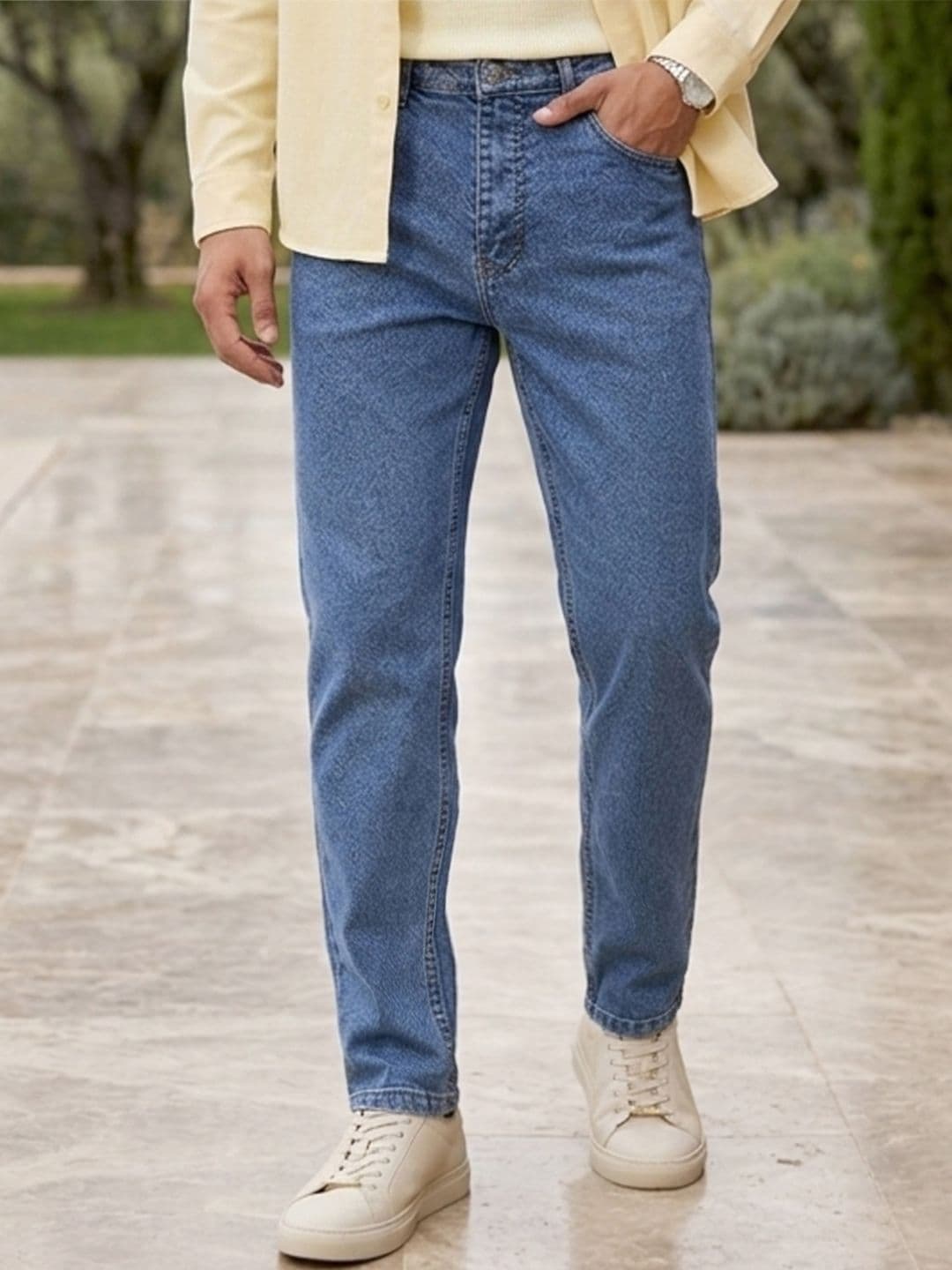 Urbano Fashion Men Slim Fit Mid-Rise Stretchable Denim Jeans - view 1