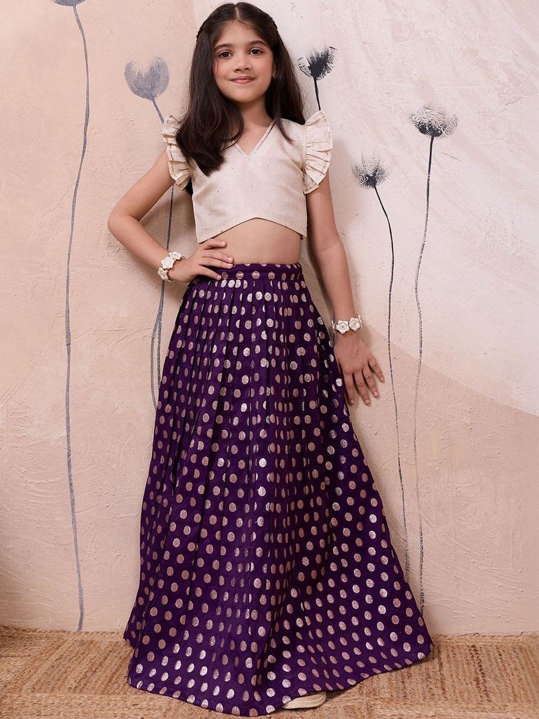 KALINI Girls Ready to Wear Lehenga & - view 1