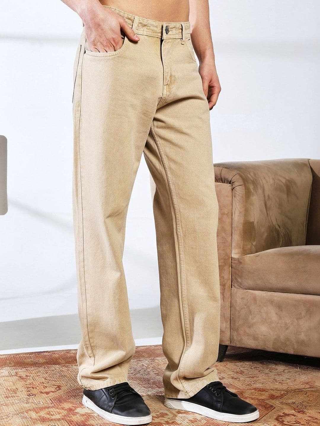 DENIMLOOK Men Jean Straight Fit Mid-Rise Stretchable Jeans - view 1