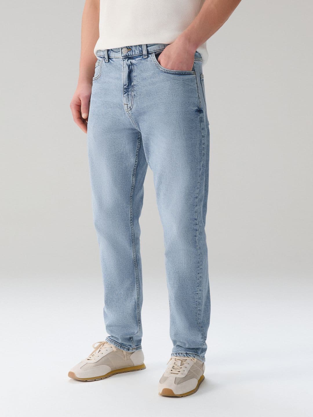 NEXT Men Slim Fit Light Fade Stretchable Jeans - view 1
