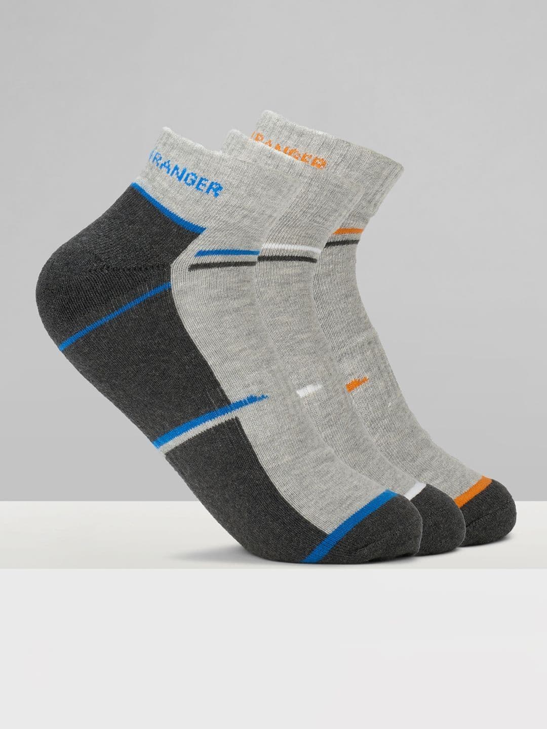 Urban Ranger by pantaloons Men Pack of 3 Cotton Blend Assorted Socks - view 1