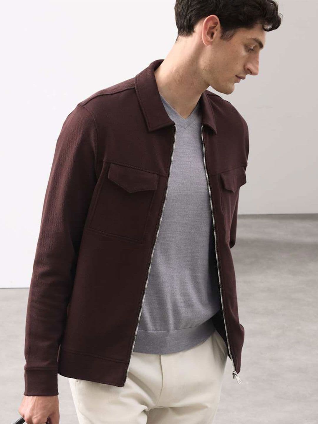 Marks & Spencer AUTOGRAPH Cotton Rich Twill Jacket - view 1