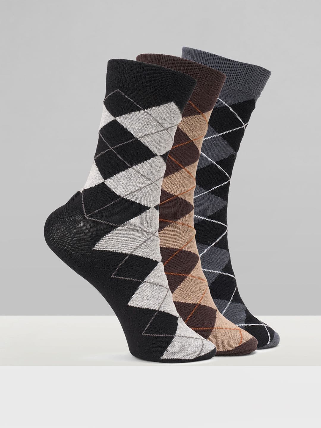 Urban Ranger by pantaloons Men Pack of 3 Cotton Blend Assorted Socks - view 1