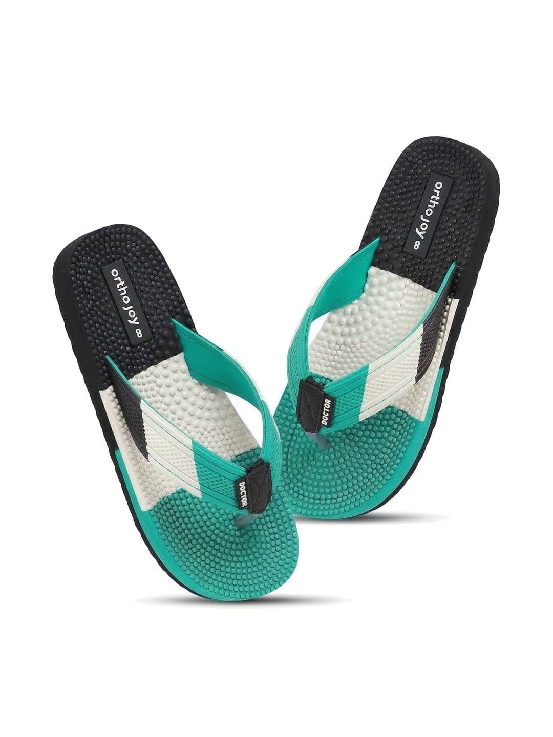 ORTHO JOY Men Rubber Flip Flops - view 1