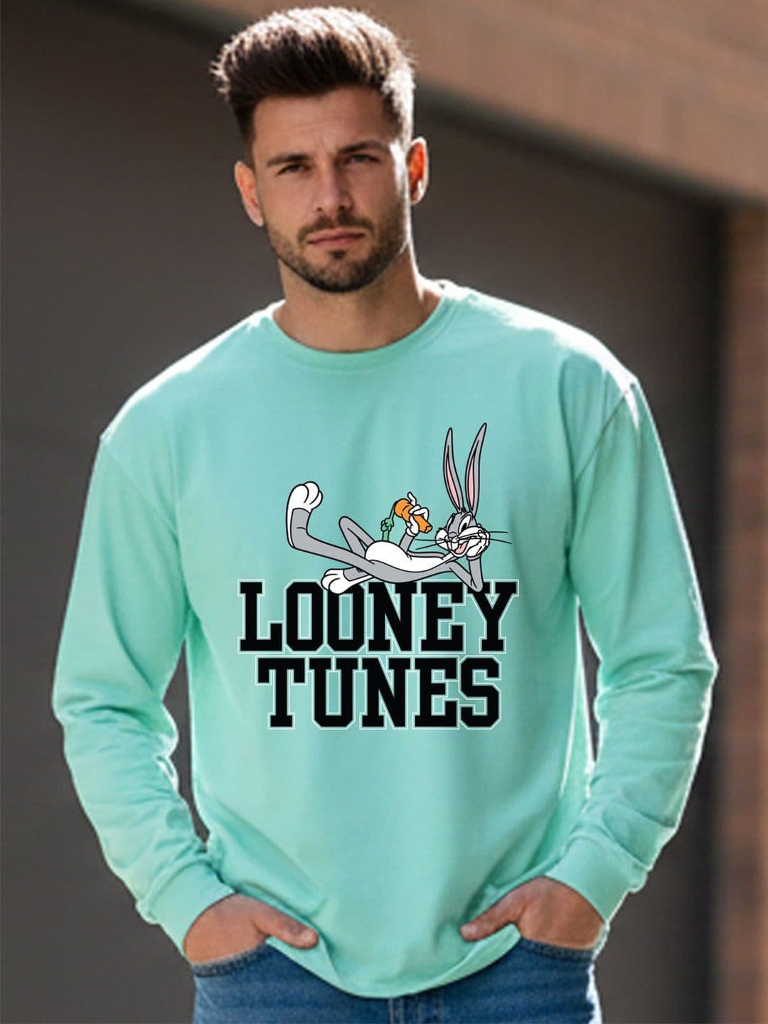 Kook N Keech X Minute Mirth Men Looney Tunes Printed T-shirt - view 1
