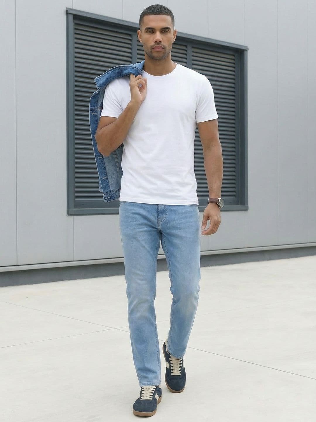 The Roadster Lifestyle Co. Men Slim Fit Light Fade Stretchable Jeans - view 1
