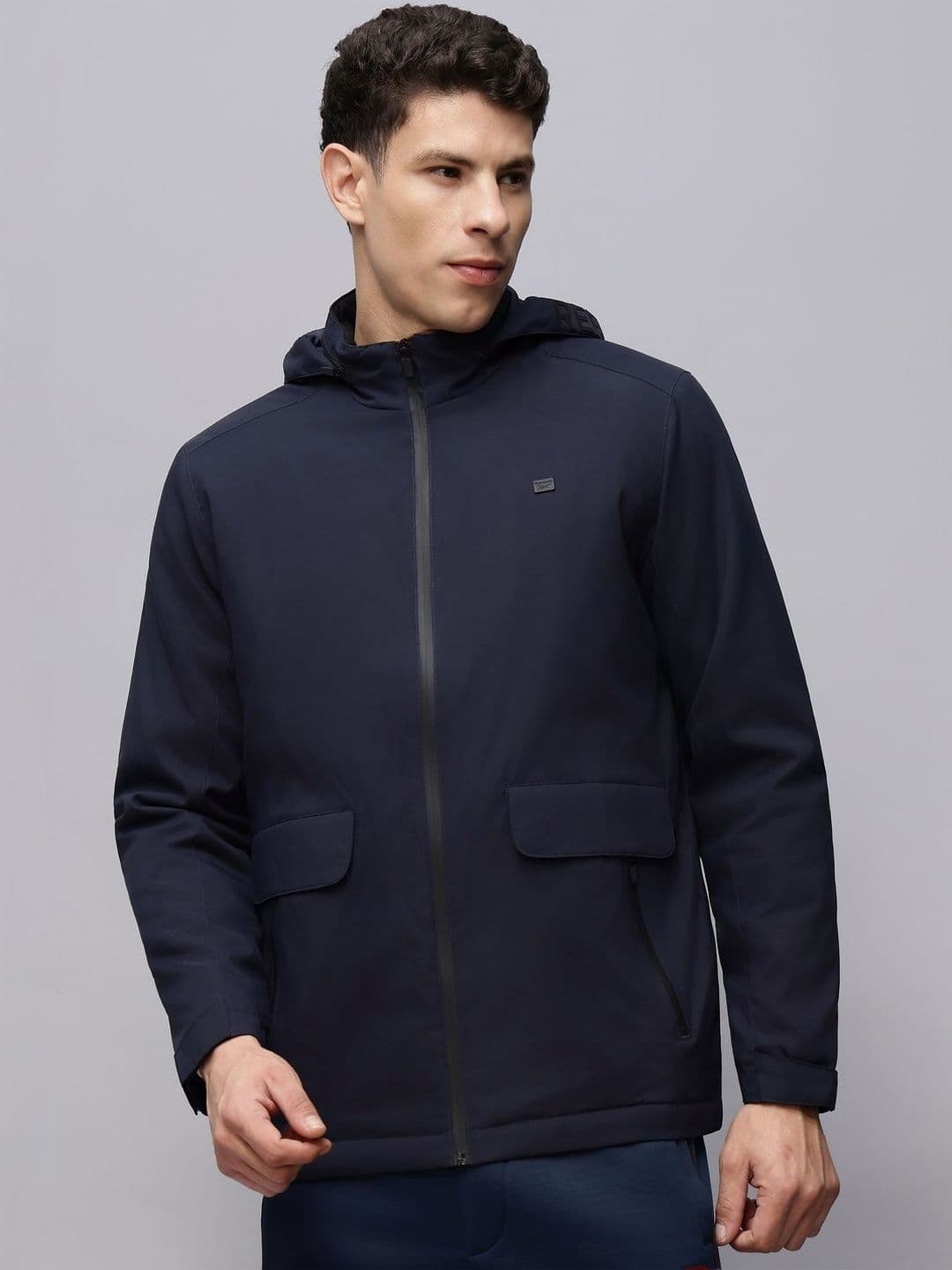 Reebok Cotton Hooded Open Front Jacket - view 1