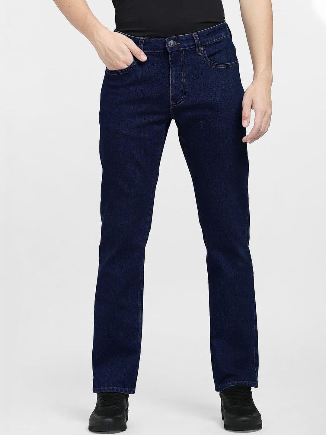 fineblu Men Slim Fit Mid-Rise Stretchable Jeans - view 1