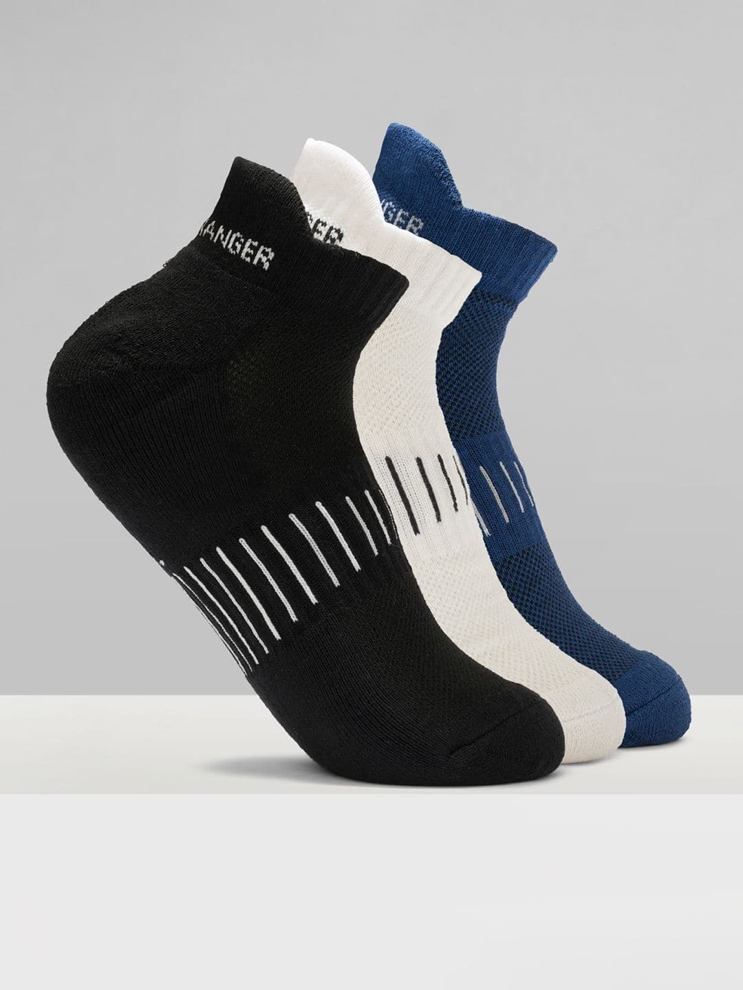 Urban Ranger by pantaloons Men Pack of 3 Cotton Blend Assorted Socks - view 1
