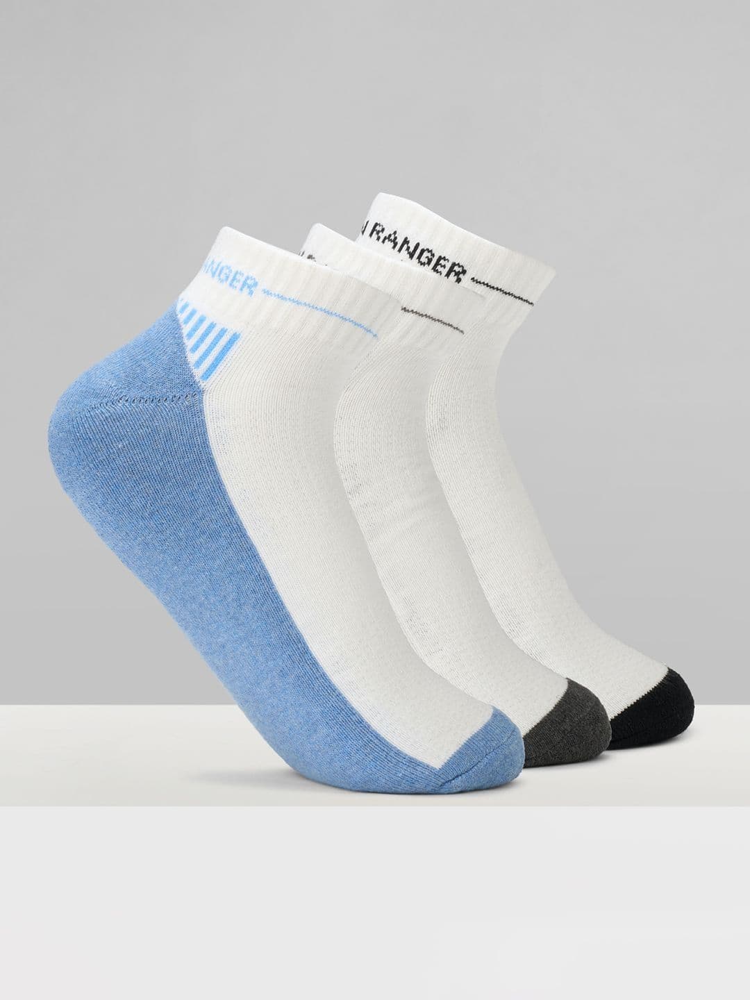 Urban Ranger by pantaloons Men Pack of 3 Cotton Blend Assorted Socks - view 1