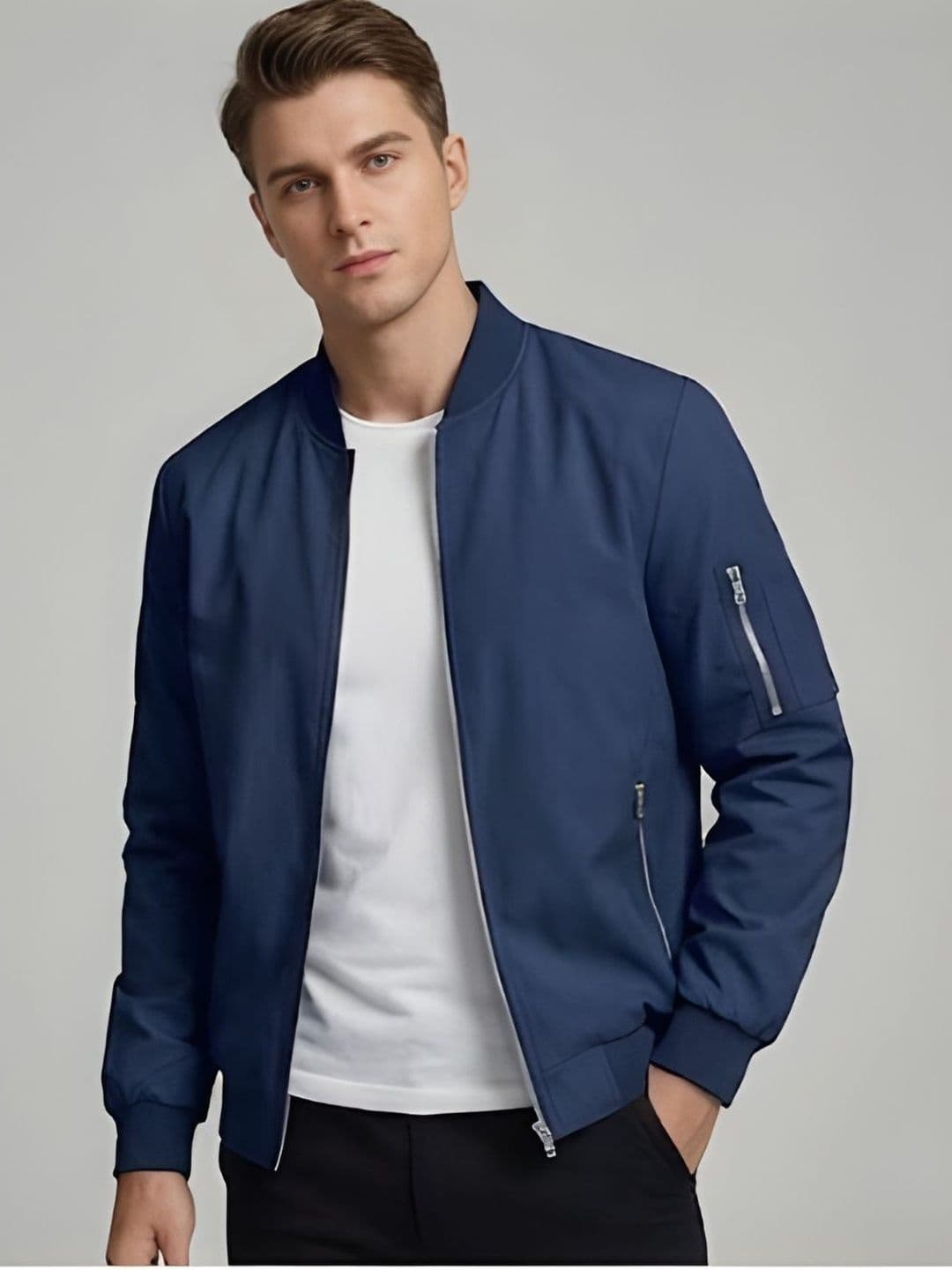 CARABA Men Windcheater Biker Jacket - view 1
