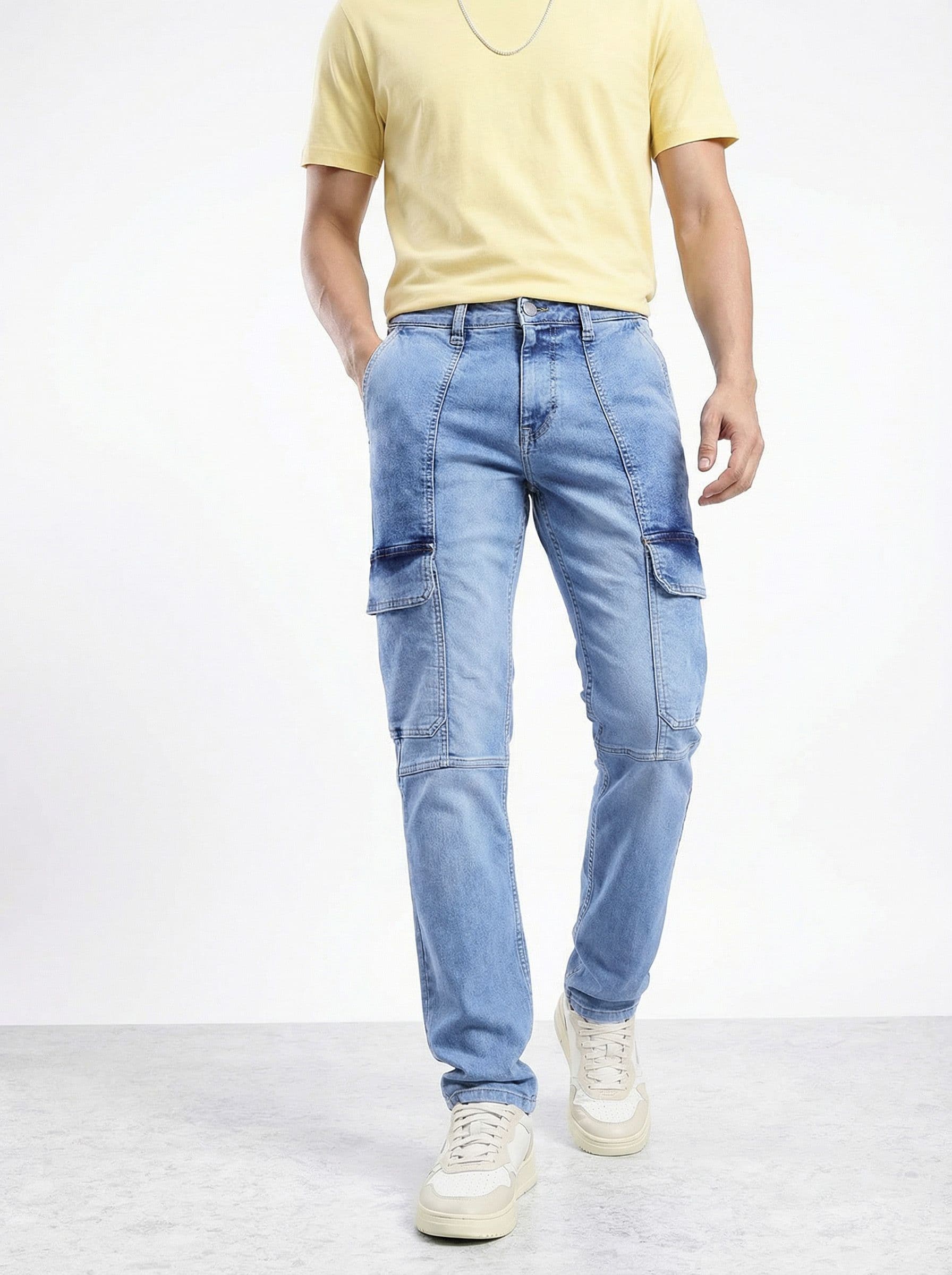 Aeropostale Men Straight Fit Heavy Fade Stretchable Jeans - view 1