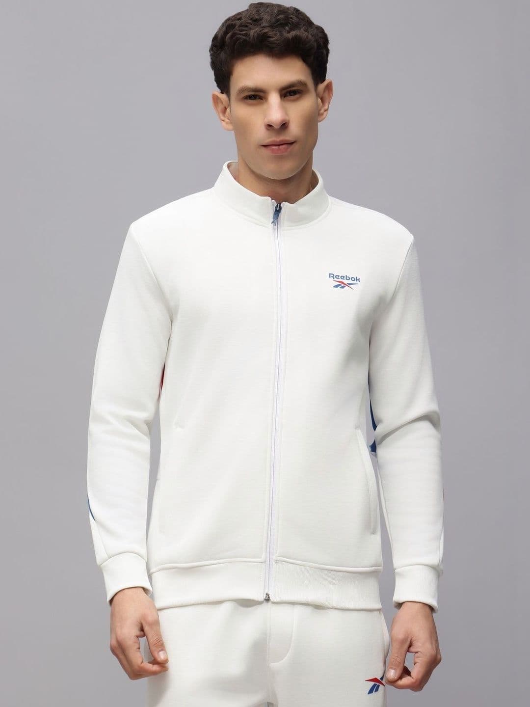 Reebok Mock Collar Open Front Jacket - view 1