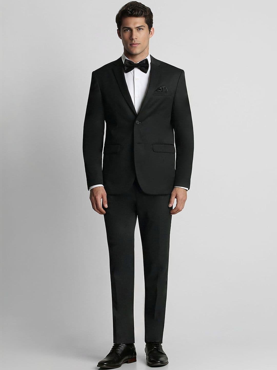 Peter England Slim-Fit Single-Breasted Two-Piece Suit