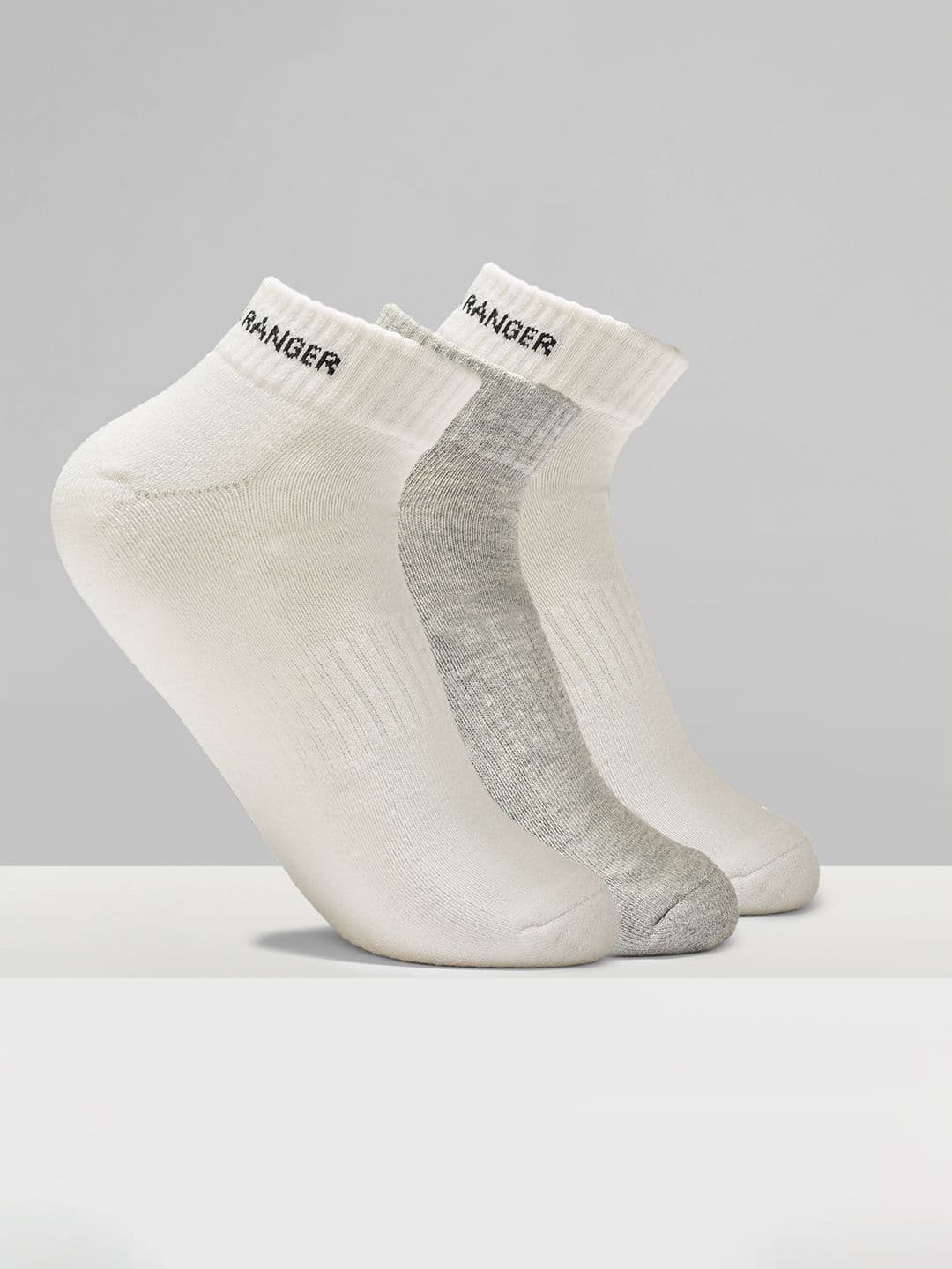 Urban Ranger by pantaloons Men Pack of 3 Cotton Blend Assorted Socks - view 1