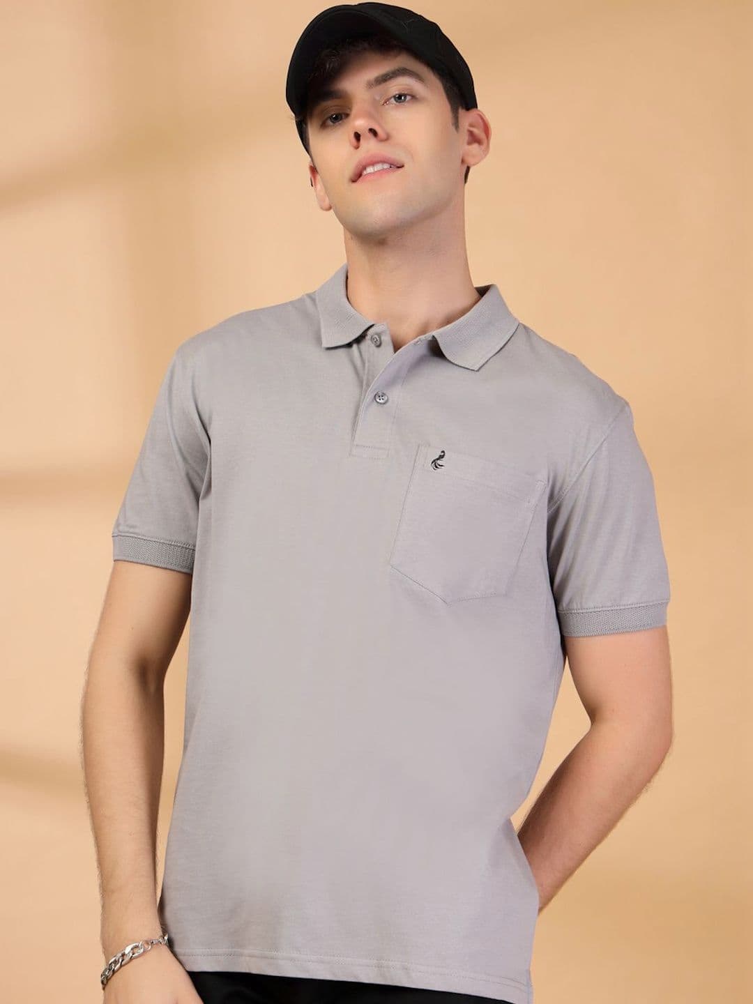 KLOUE Men Polo Collar T-shirt - view 1