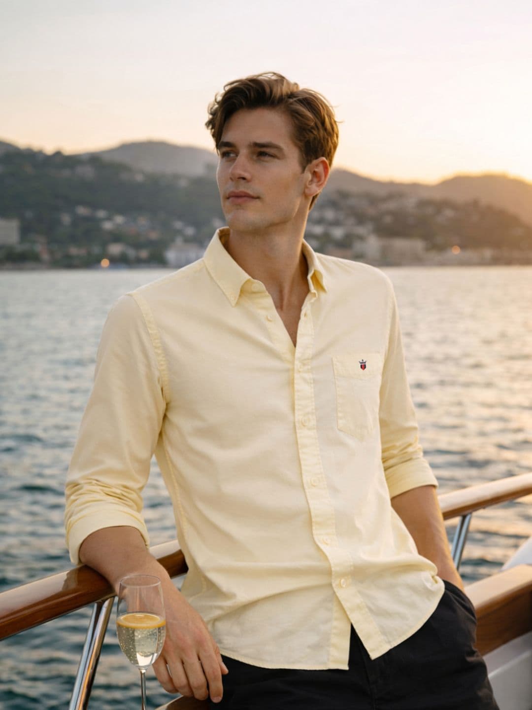 Louis Philippe Jeans Men Slim Fit Over Dyed Soft Handfeel Full Sleeve Casual Shirt - view 1