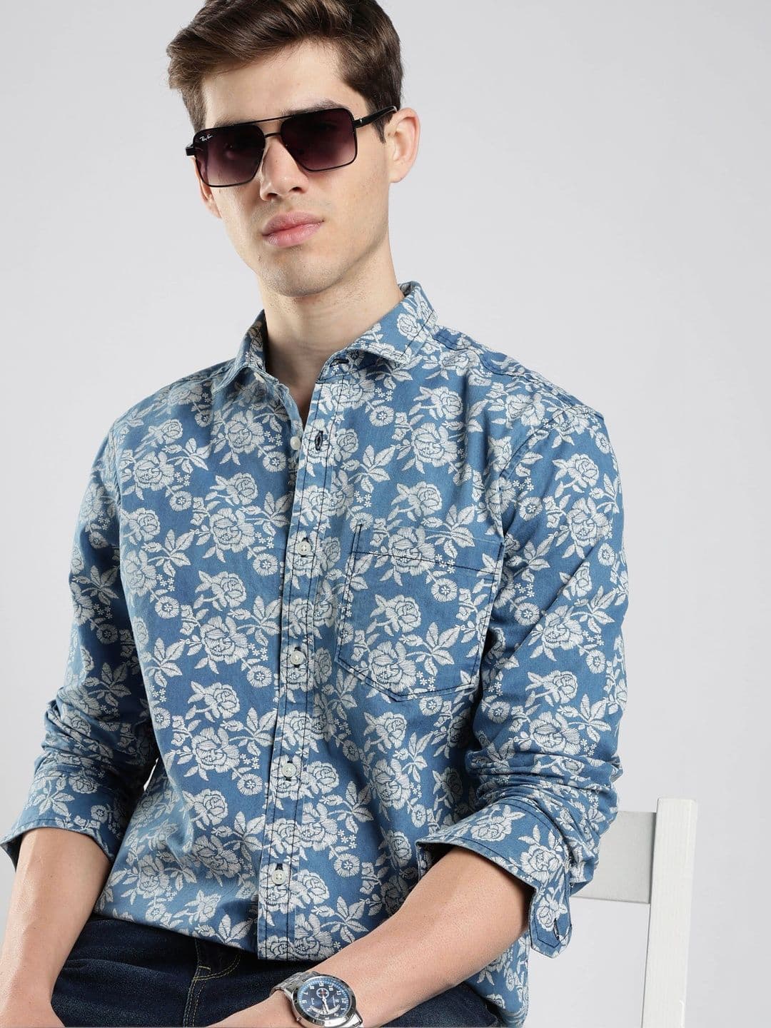 HERE&NOW Men Printed Casual Shirt - view 1