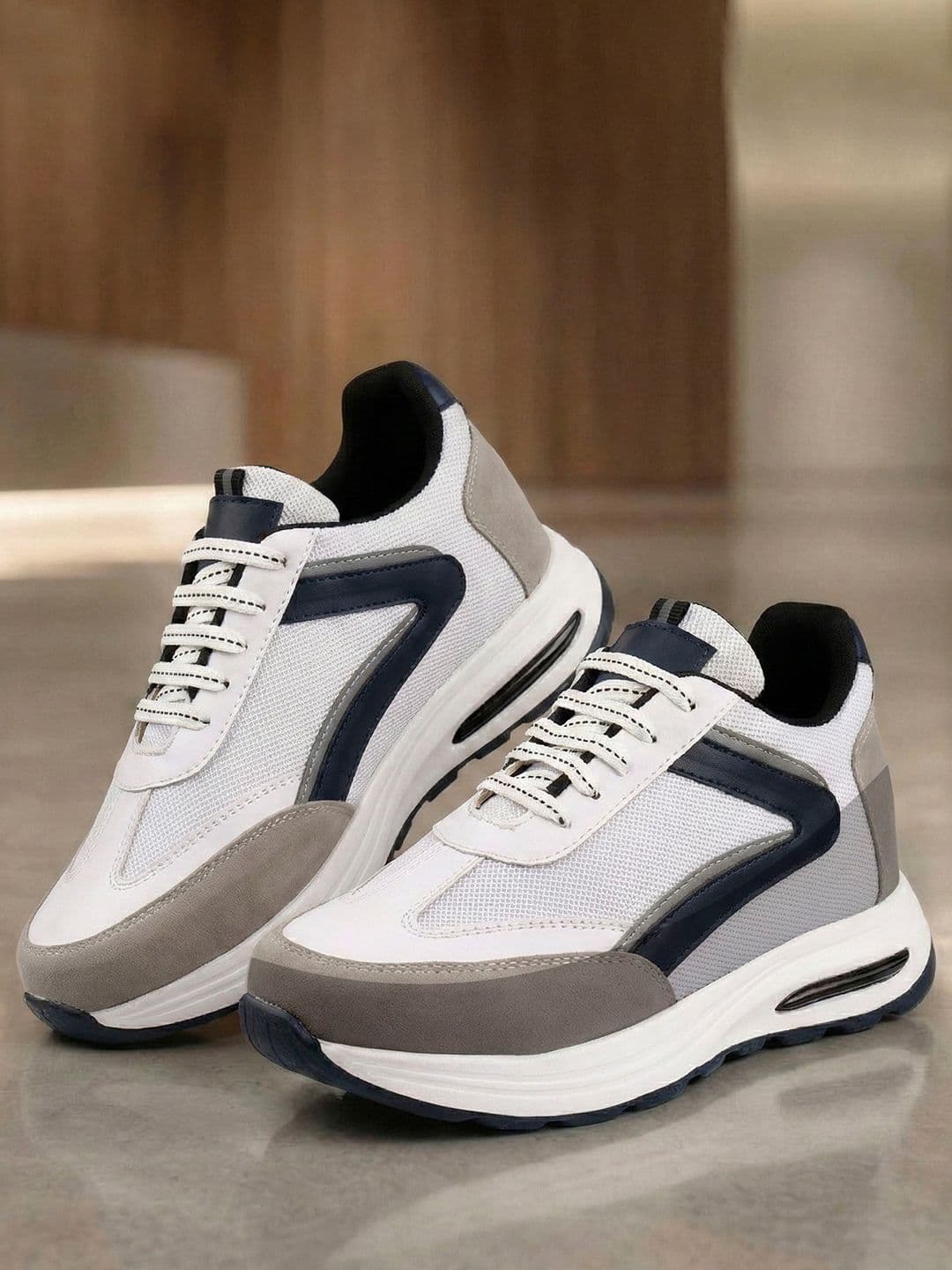 Bxxy Men Elevator Sports High-Top Running Lace-Up Shoes - view 1