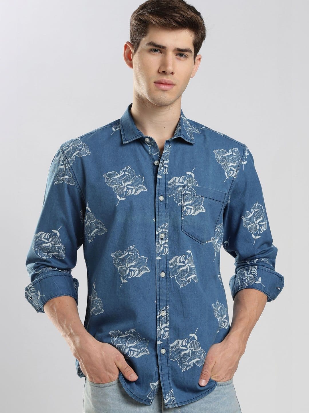 HERE&NOW Men Printed Casual Shirt - view 1