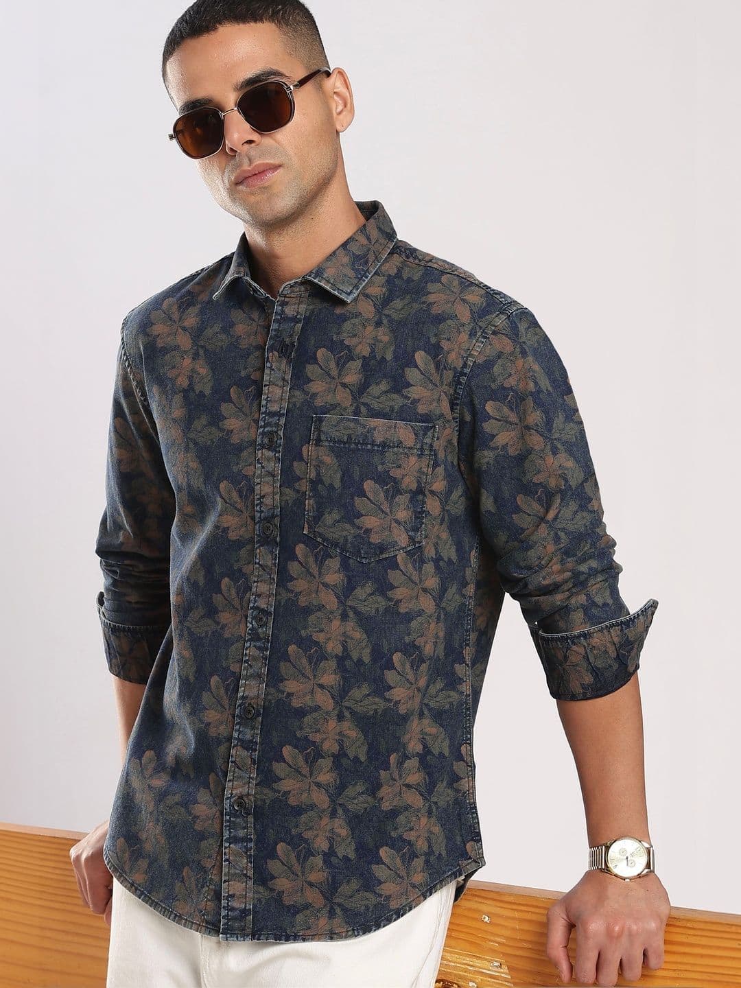 HERE&NOW Men Printed Casual Shirt - view 1