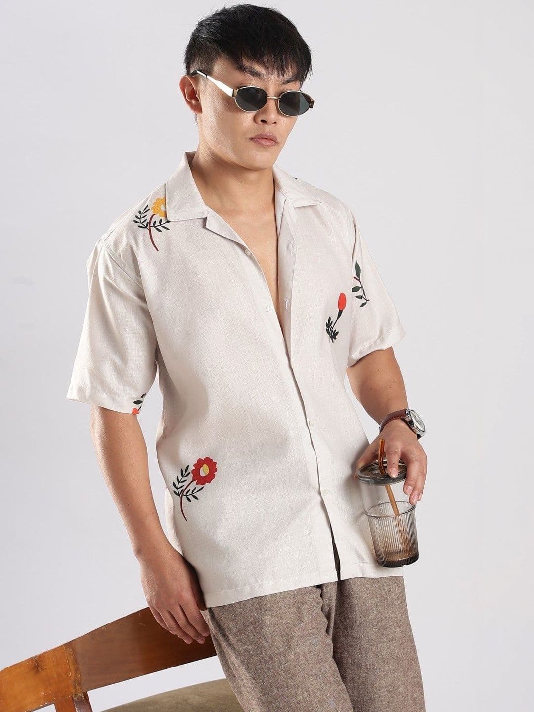 Vestirio Mens Printed Short Sleeve Shirts - view 1