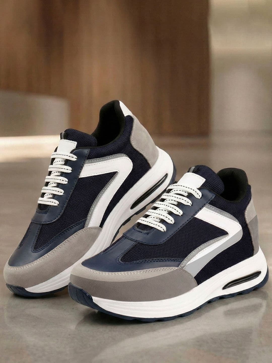 Bxxy Men Elevator Sports High-Top Running Lace-Up Shoes - view 1