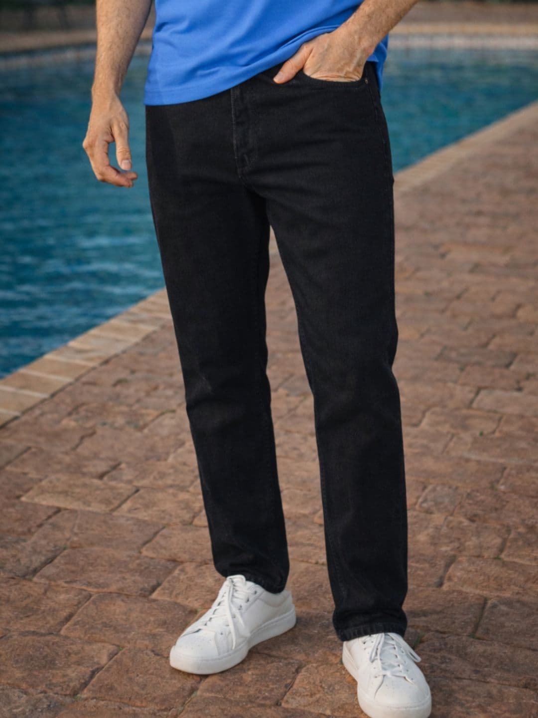 Louis Philippe Jeans Louis Philippe Men Slim Fit Stretch Fabric for Comfort Authentic Twill and Durable Jeans - view 1