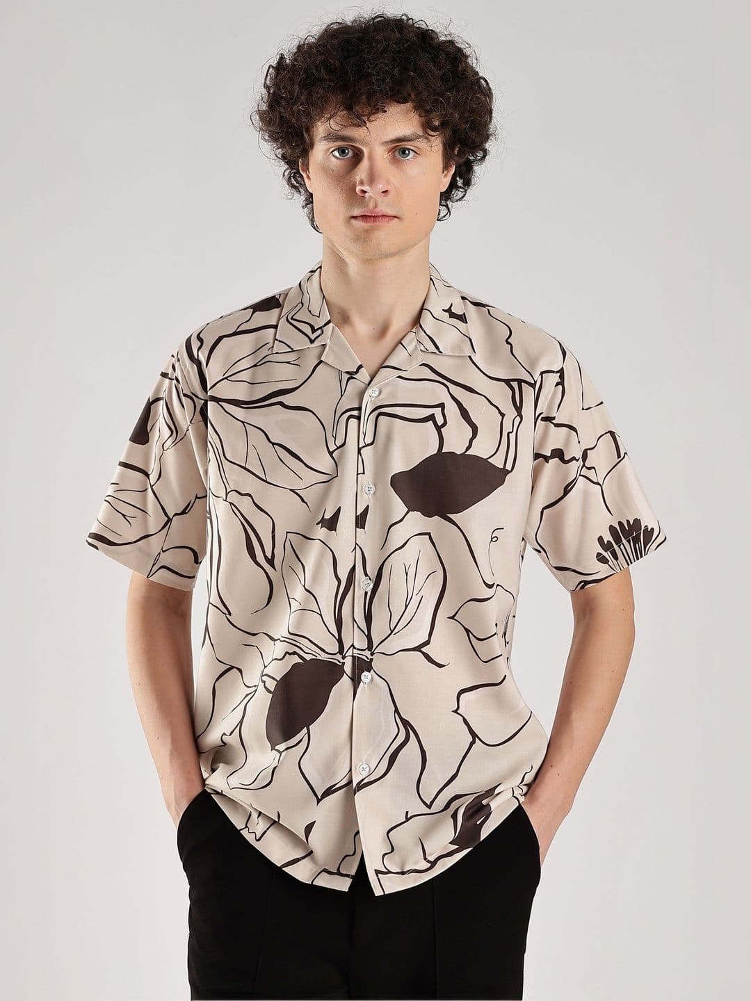 HERE&NOW Men Floral Printed Casual Shirt - view 1