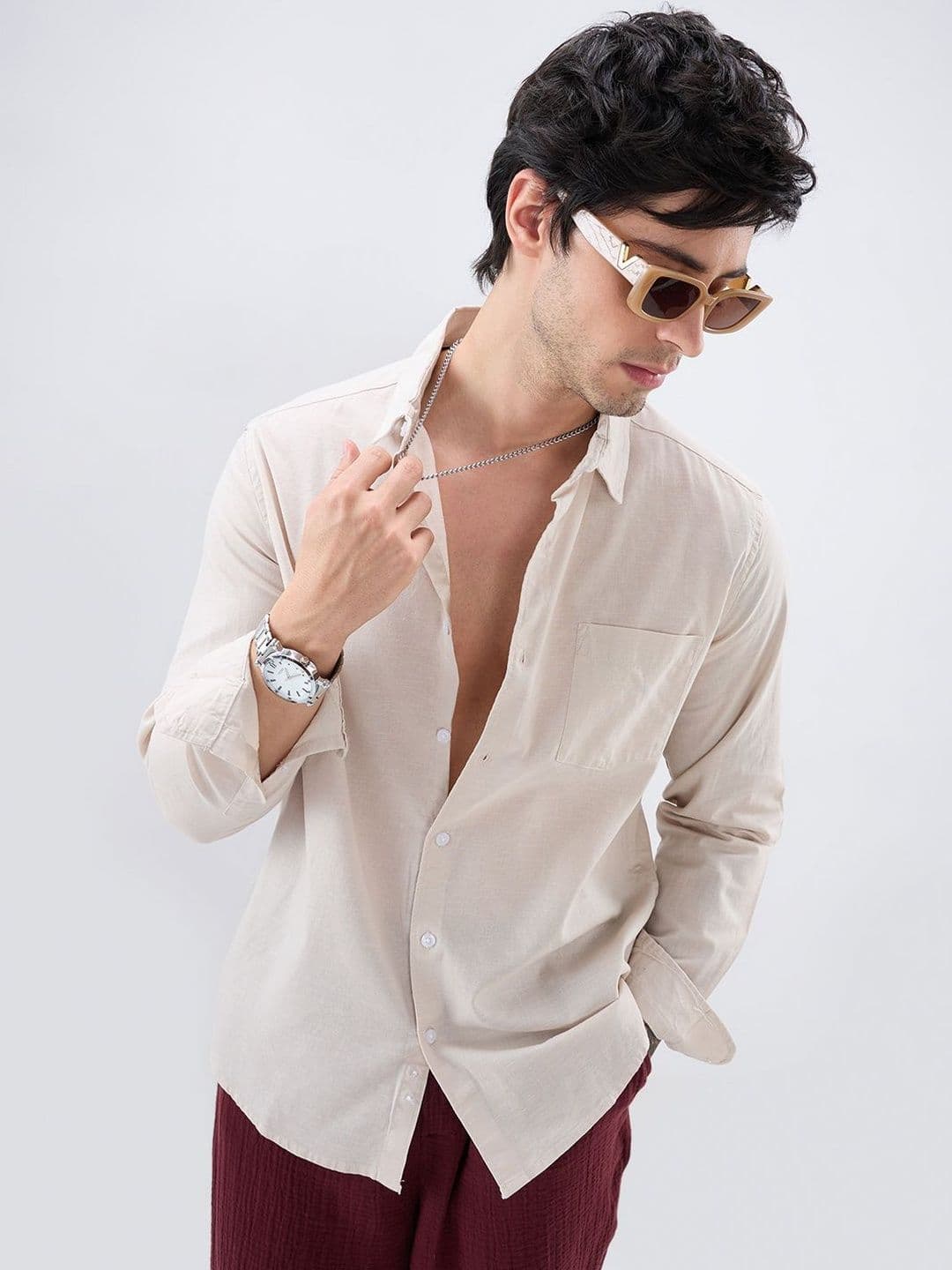 VASTRADO Classic Beige Everyday Shirts - view 1