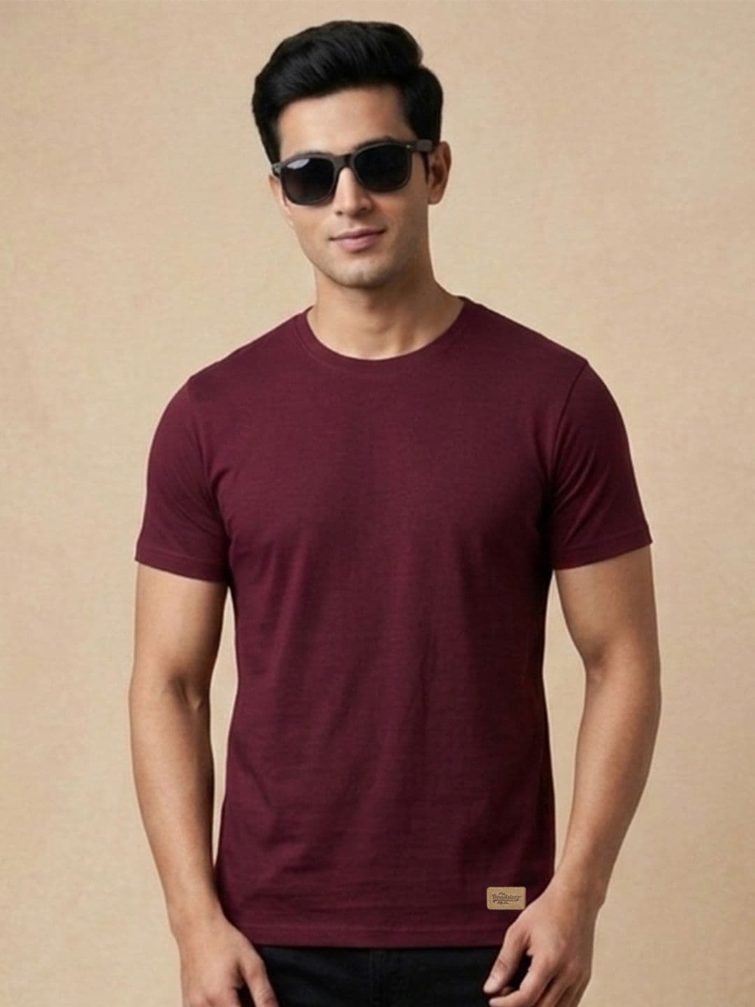 The Roadster Lifestyle Co. Pure Cotton Half Sleeve Round Neck T-shirts - view 1