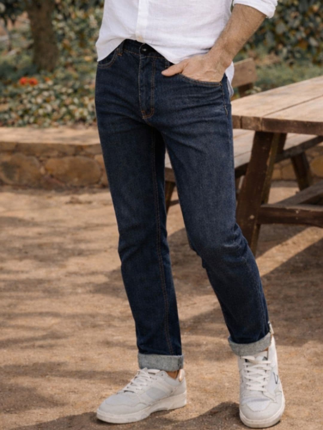 Louis Philippe Jeans Louis Philippe Men Slim Fit Stretch Fabric for Comfort Authentic Twill and Durable Jeans - view 1