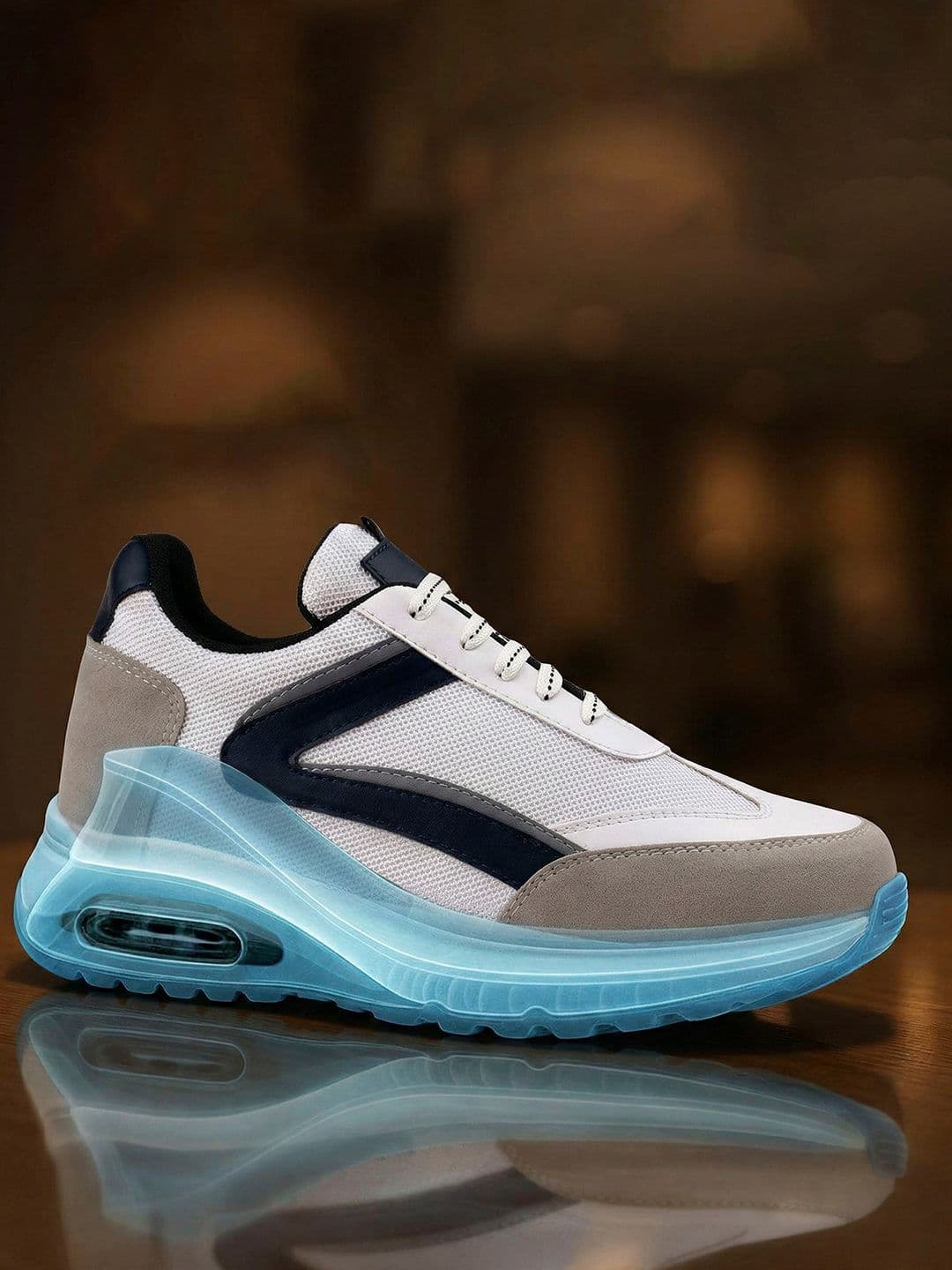 Bxxy Men Hidden Height Increasing Sports Running Lace-up Shoes - view 1