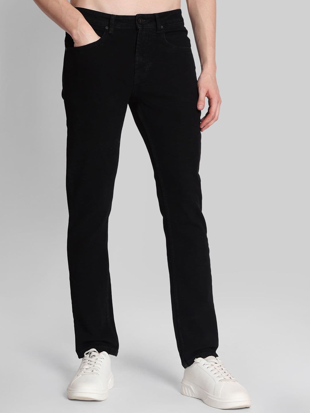 Bene Kleed Men Black Slim Fit Mid-Rise Jeans - view 1
