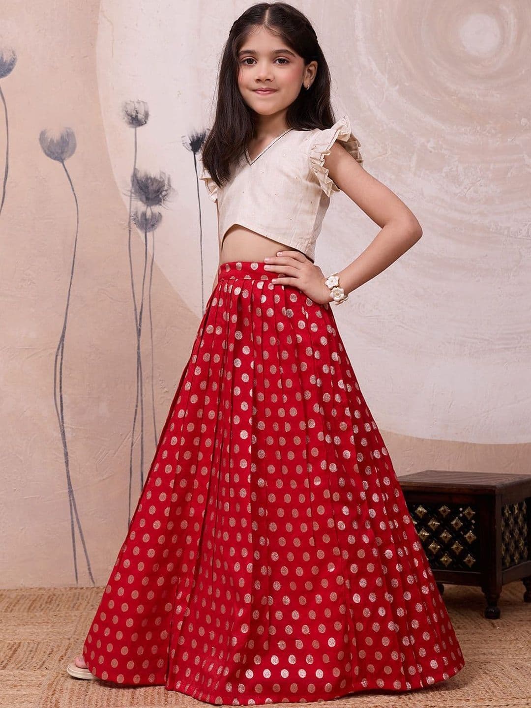 KALANANDI Girls Ready to Wear Lehenga & - view 1