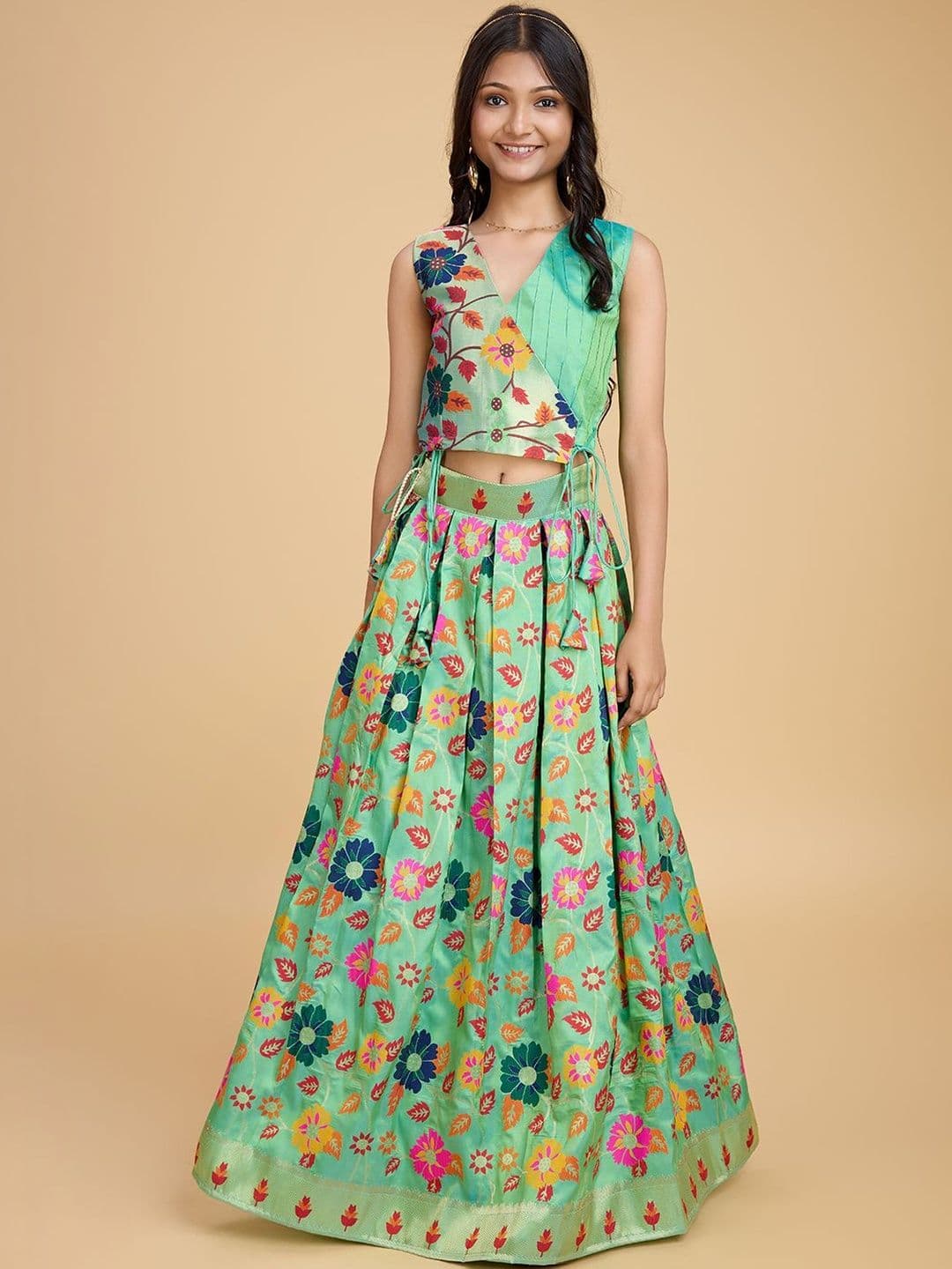 KALANANDI Girls Ready to Wear Lehenga & - view 1