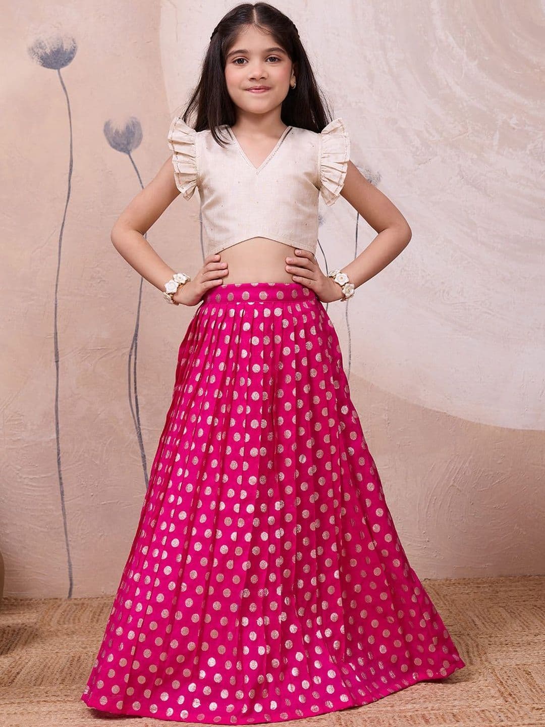 KALANANDI Girls Ready to Wear Lehenga & - view 1