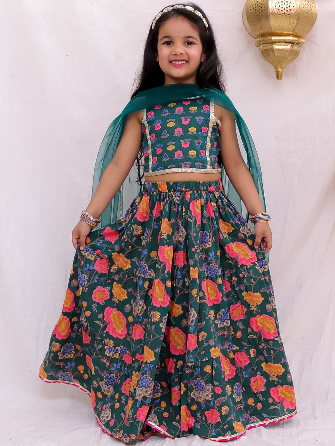 BownBee Girls Ready to Wear Lehenga & Blouse With Dupatta - view 1