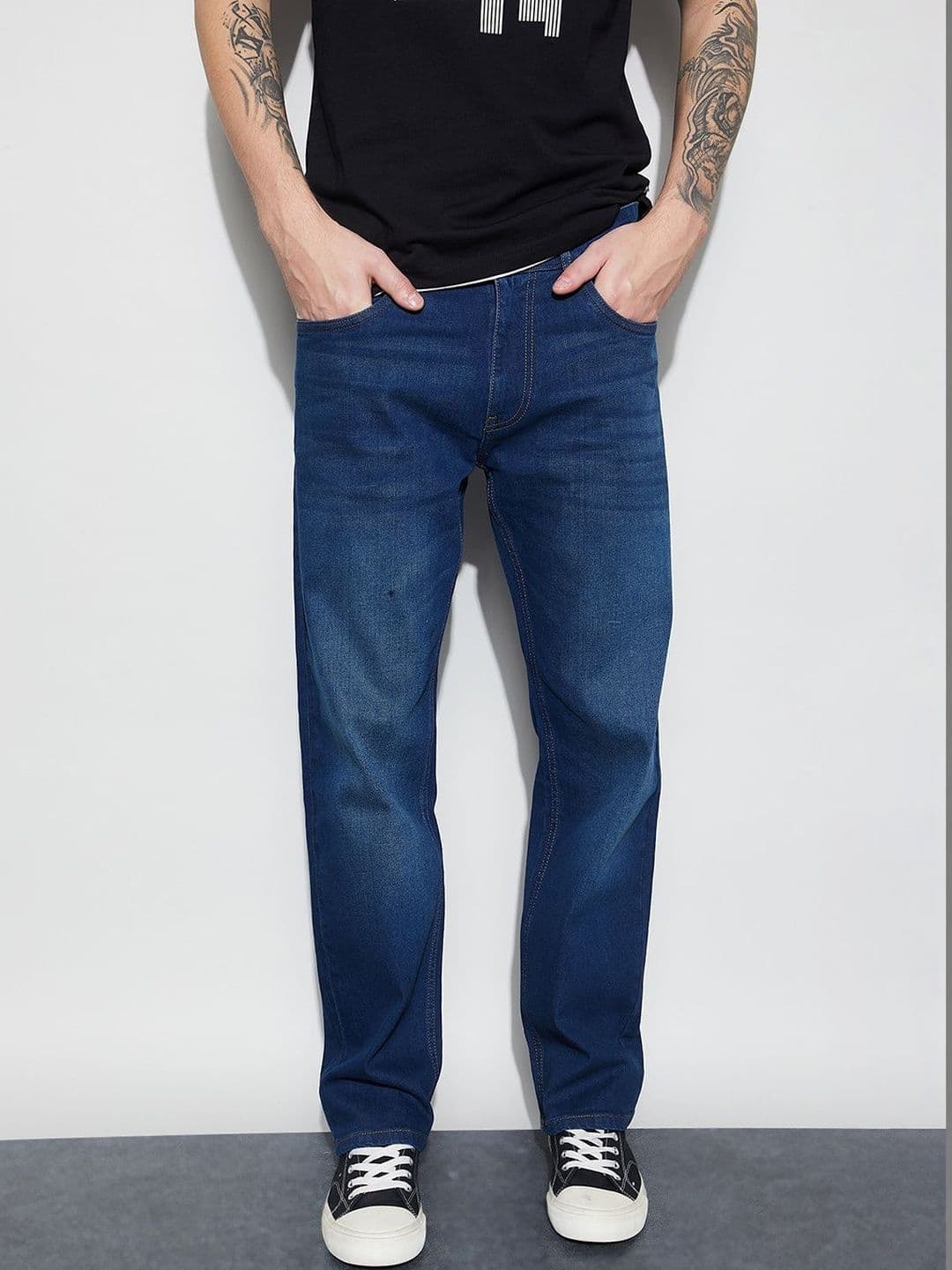 Fame Forever by Lifestyle Men Straight Fit Mid-Rise Jeans - view 1